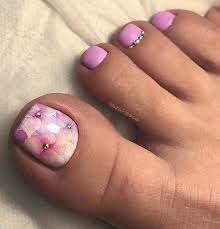 watercolor flower toe my