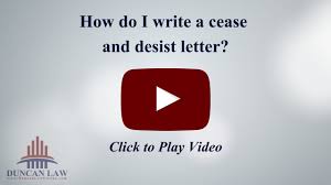 how to write a cease and desist letter