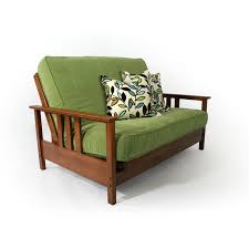 A wall hugger is a type of futon frame that does not require the frame to be moved away from the wall when converting the frame. Strata Durango Wall Hugger Futon Frame Warm Cherry Walmart Com Walmart Com