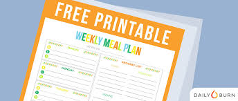 5 free meal planning templates to
