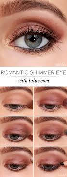 romantic shimmer eyeshadow tutorial