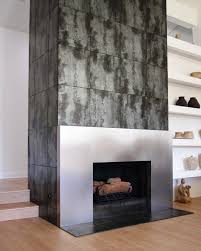 Stainless Steel Fireplace Surround