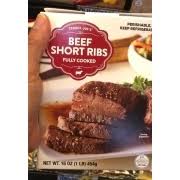 beef short ribs calories nutrition