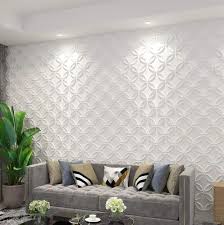 Pvc 3d Wall Panel Color White At Rs