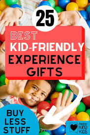 experience gifts for kids