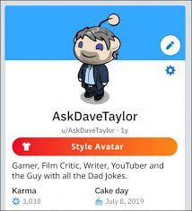 customized snoo avatar on reddit