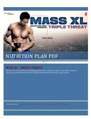 m xl nutrition plan by guru mann pdf