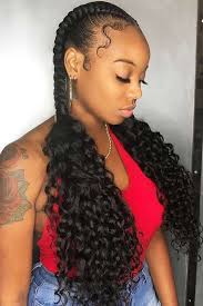 Weave hairstyles provide a wide variety of beauty options for women with natural locks. Stunning Braid Hairstyles With Weave