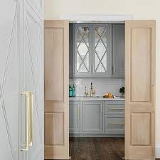 Rippled Glass Bi Fold Pantry Doors