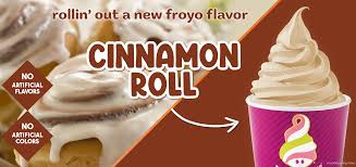 cinnamon roll frozen yogurt frozen