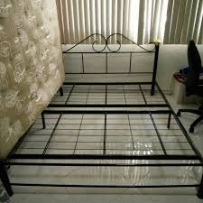 Queen Size Black Colour Metal Bed Frame