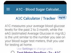 A1c Blood Sugar Calculator Tracker Free Download