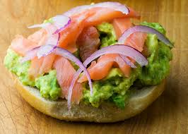 bagel lox and avocado framed cooks