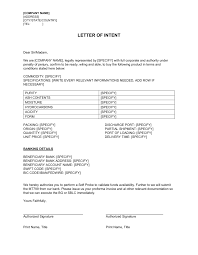 What is customer service in banking?. Letter Of Intent Commodity Template By Business In A Box