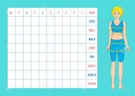 Body Tape Measurements Chart Weight Loss