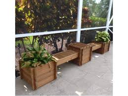 Organic Garden Planter Bench