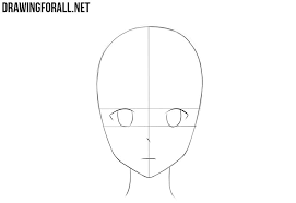 When you first start the head, draw the outline and the basic shapes so you can properly place the features. How To Draw An Anime Face