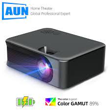 aun mini projector smart tv wifi