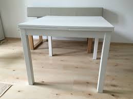 Ikea esstisch tisch groß ausziehbar zum ausziehen schwarz braun. Ikea Esstisch Weiss Bjursta In 81825 Munchen For 50 00 For Sale Shpock