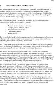 Sport psychology jobs now available. Course Approval Guidelines Aps College Of Sport Psychologists Pdf Free Download