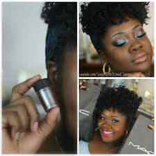 mac cosmetics blue brown pigment