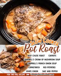 tender slow cooker pot roast recipe