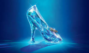 real glass slipper heels