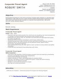 corporate travel agent resume sles