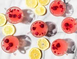 sparkling raspberry lemonade punch