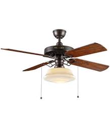 Heron Ceiling Fan With Light Kit Aged