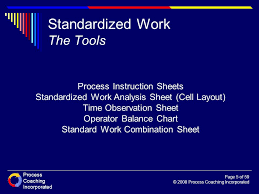 Standardized Work Creating Continuous Flow Ppt Video