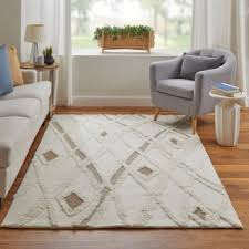 feizy anica 8008f ivory brown area rug