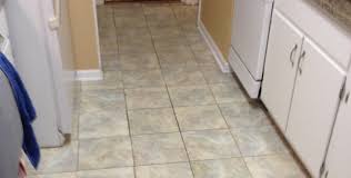 tearing out old kitchen flooring