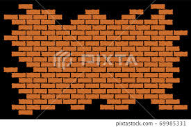 Red Brick Wall Vector Ilration