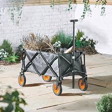 vonhaus garden cart collapsible