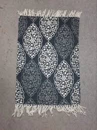 hand knotted cotton printed rugs