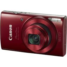 Canon Powershot Elph 190 Is Digital Camera Red