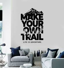 Vinyl Wall Decal Make Your Own Trail