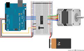 stepper sd control arduino