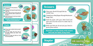 How To Use Crafting Tools Safety Cards