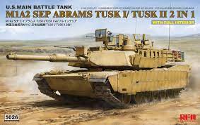 M1A2 TUSK I/ TUSK II WITH FULL INTERIOR Rye Field Model -RM-5026