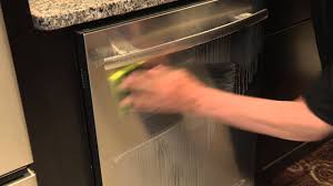 to clean a stainless steel door may