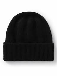 ribbed cashmere beanie beams plus