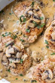 pork chops in creamy mushroom sauce