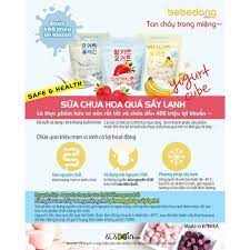 Sữa chua khô hoa quả sấy lạnh Bebedang - chống táo bón hiệu quả cho bé -  date 8/2022 - Đồ ăn nhẹ cho bé & khác