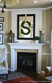 Letters Over Mirror Hung With Burlap