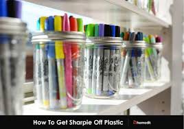 how to get sharpie off plastic without
