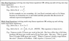 Multi Step Linear Equations