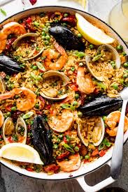 spanish seafood paella recipe thood