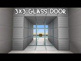 3x3 Piston Door But Completely Glass